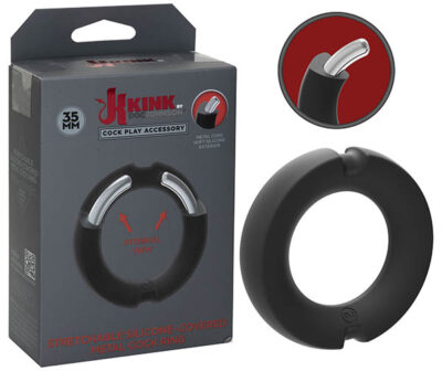 KINK HYBRID Silicone Covered Metal Cock Ring