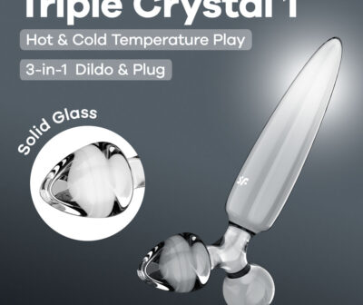 Satisfyer Triple Crystal 1 - Clear