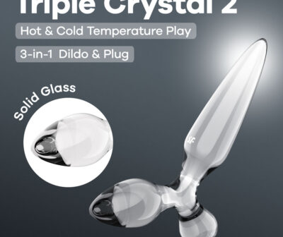 Satisfyer Triple Crystal 2 - Clear