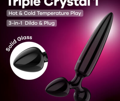 Satisfyer Triple Crystal 1 - Black