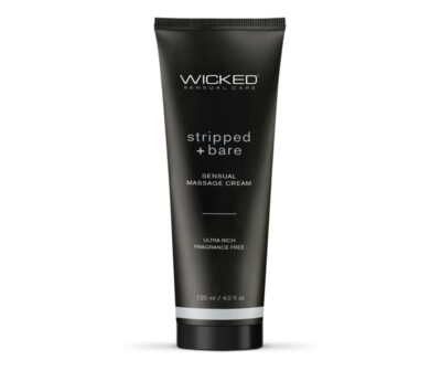 Wicked STRIPPED + BARE Sensual Massage Cream