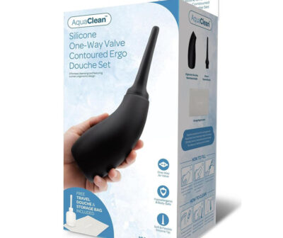 AquaClean Silicone 1-Way Valve Contoured Ergo Douche Set