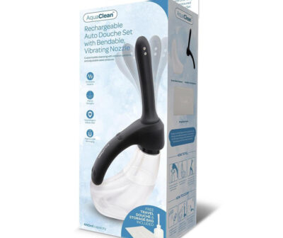 AquaClean Rechargeable Auto Douche Set with Bendable Vibrating Nozzle