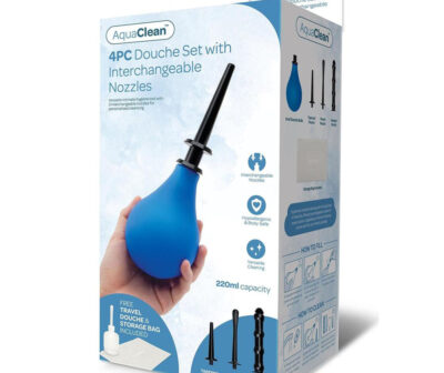 AquaClean 4 Piece Douche Set with Interchangeable Nozzles
