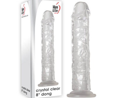 Adam & Eve Crystal Clear 8'' Dong