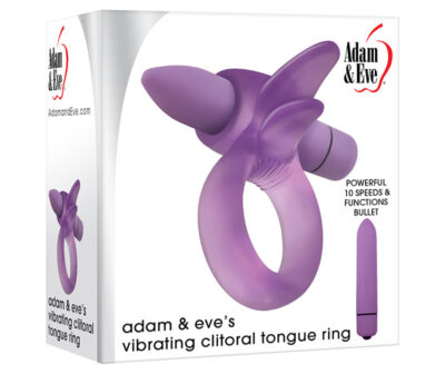 Adam & Eve Vibrating Clitoral Tongue Ring