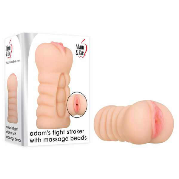 Adam & Eve Adam's Tight Stroker With Massage Beads