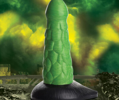 Creature Cocks Radioactive Reptile Thick Scaly Silicone Dildo