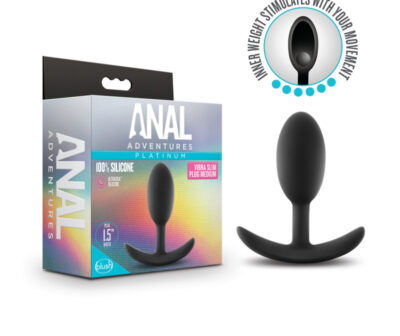 Anal Adventures Platinum Vibra Slim Plug