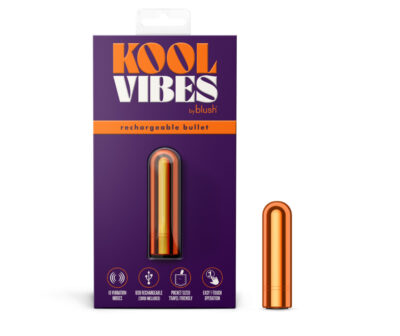 Kool Vibes - Rechargeable Mini Bullet - Tangerine
