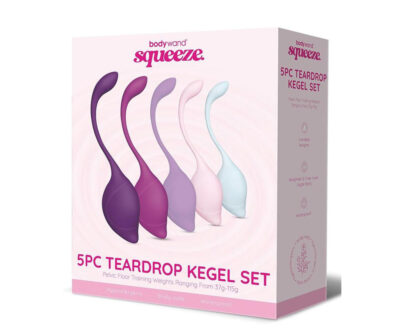 Bodywand Squeeze 5pc Teardrop Kegel Set