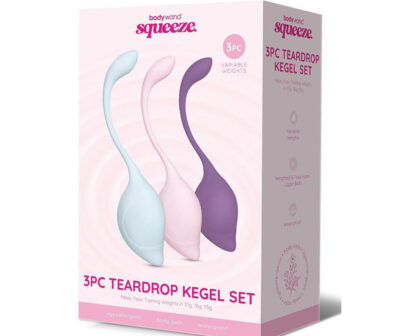 Bodywand Squeeze 3pc Teardrop Kegel Set