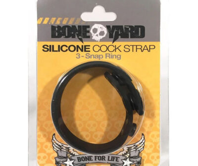 Boneyard Silicone Cock Strap Black