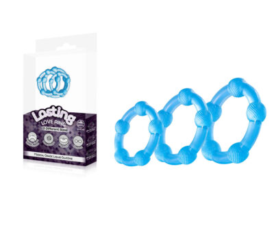 Lasting Love Ring 3 Piece Set - Blue