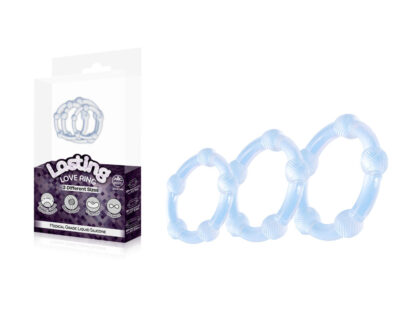 Lasting Love Ring 3 Piece Set - Clear