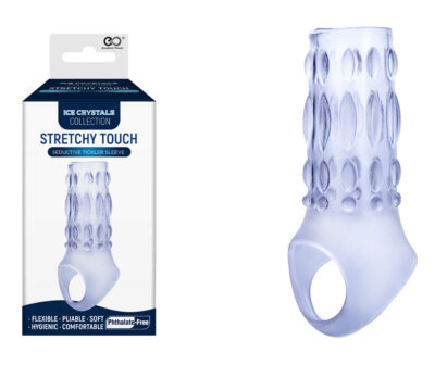 Ice Crystals Stretchy Touch Tickler Sleeve