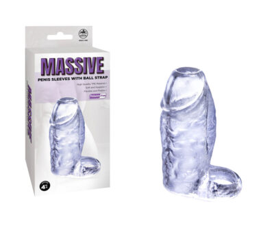 Massive Penis Sleeve with Ball Strap