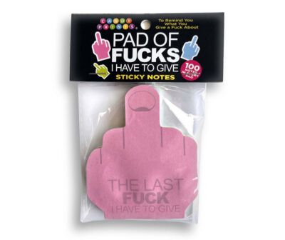 Last Fuck I Have To Give Sticky Notes