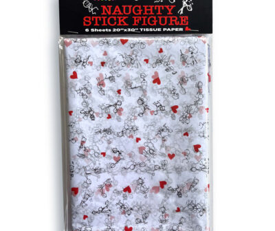 Naughty Stick Figure Tissue Paper Sheets