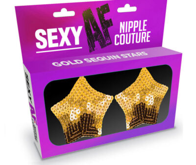 Sexy AF - Nipple Couture Gold Stars