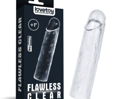 Flawless Clear Penis Sleeve 1''