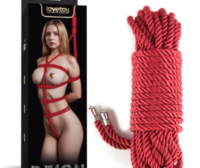 Rebellion Reign Silky Bondage Rope - Red