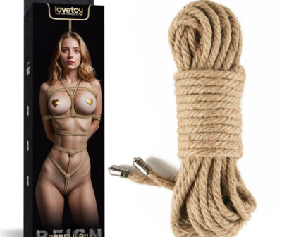 Rebellion Reign Hemp Bondage Rope - Rustic