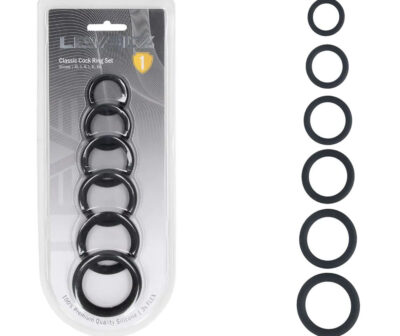 LEVELZ Classic Silicone Cock Ring Set of 6