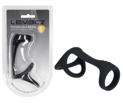LEVELZ Tri O Silicone Shaft Cock & Ball Ring