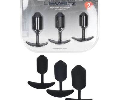 LEVELZ Silicone Weighted Anal Plug Training Set