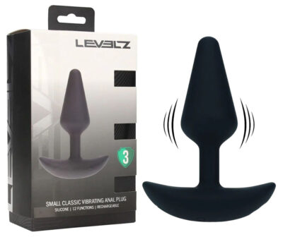 LEVELZ Classic Vibrating Silicone Anal Plug - Small