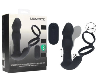 LEVELZ Remote Controlled Prostate Stimulator with Cock Ring