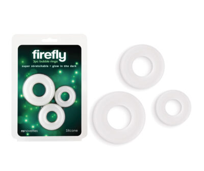 Firefly - 3pc Bubble Rings - White