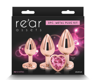 Rear Assets Trainer Kit - Rose Gold - Pink Heart
