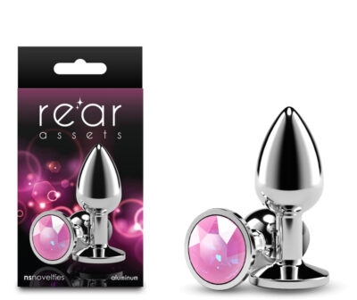 Rear Assets Silver - Small - Pink Gem
