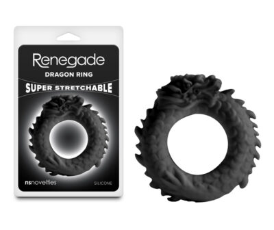 Renegade Dragon Ring - Black