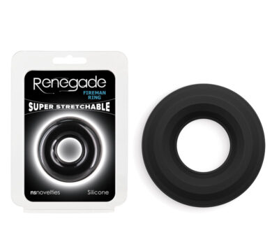 Renegade Fireman Ring - Medium - Black