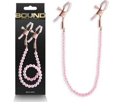 Bound Nipple Clamps - DC1 - Pink