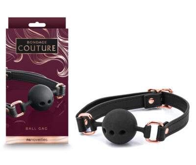 Bondage Couture Ball Gag - Black