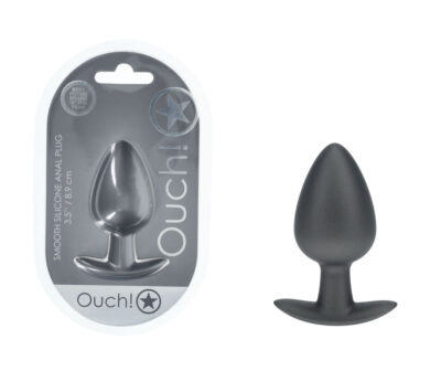 OUCH! Anal Plug - Large - Gun Metal