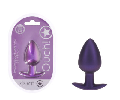 OUCH! Anal Plug - Large - Metallic Purple