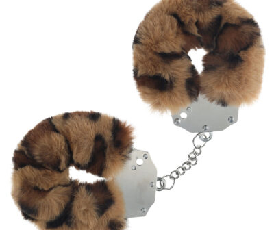 OUCH! Heavy-Duty Fluffy Cuffs - Leopard