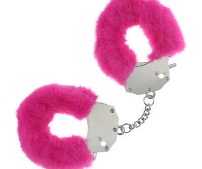 OUCH! Heavy-Duty Fluffy Cuffs - Pink