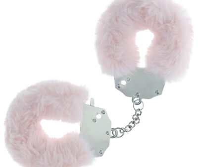 OUCH! Heavy-Duty Fluffy Cuffs - Powder Pink