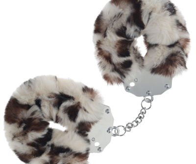 OUCH! Heavy-Duty Fluffy Cuffs - Snow Leopard
