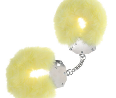 OUCH! Heavy-Duty Fluffy Cuffs - Yellow