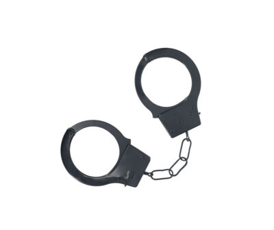 OUCH! Classic Metal Cuffs - Black