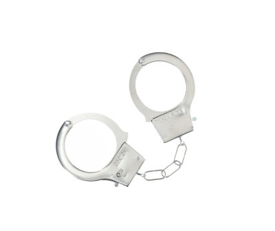 OUCH! Classic Metal Cuffs - Silver