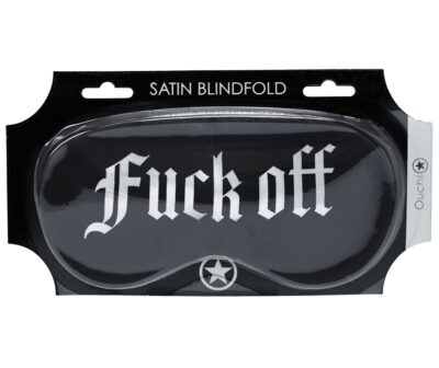 OUCH! Satin Mask - Fuck Off