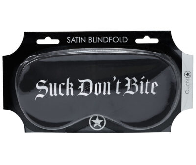 OUCH! Satin Mask - Suck Don't Bite
